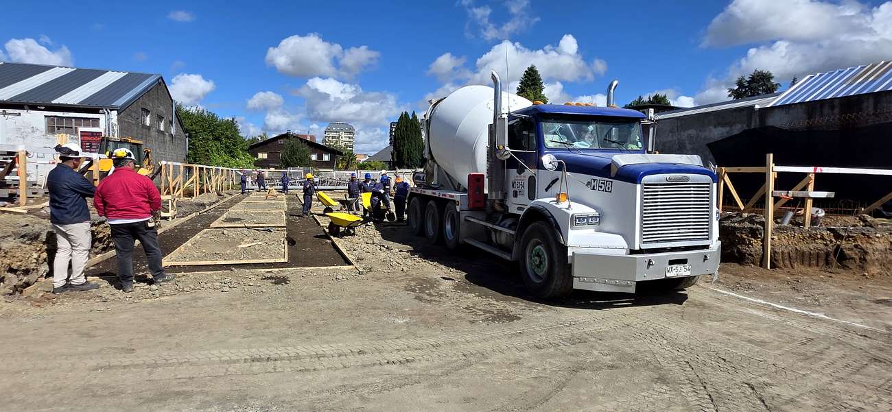 Mixer en obra